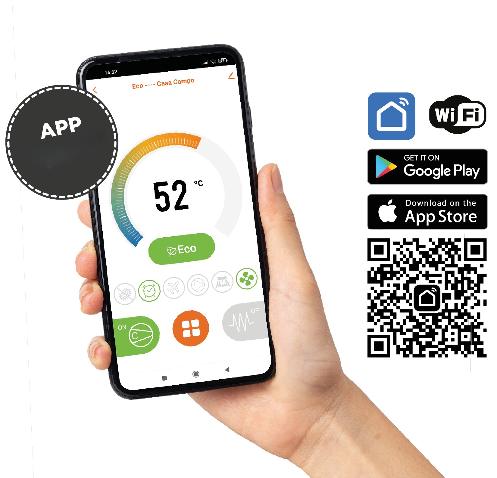 iHot app HOT WATER wifi control