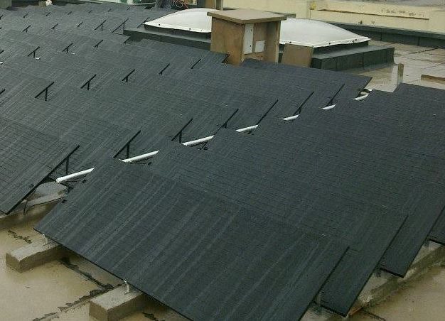 i-HOT thermodynamic solar Panels with Solar Assisted Heat Pumps technology installed